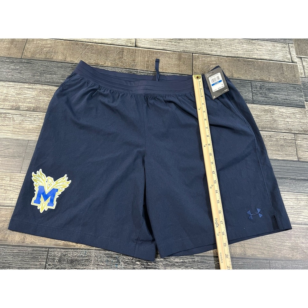 Under Armour UA Motivator Vented Coach's Shorts Mens XL 1351358-410‎ Navy Blue